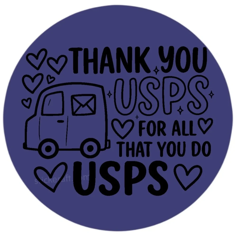 Thank You USPS Stickers for Packages & Envelopes – 2